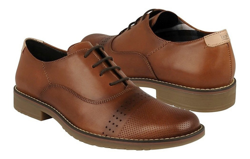 Zapatos De Vestir Flexi Para Hombre Piel Tan 92405