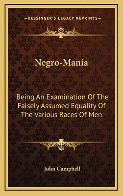 Libro Negro-mania: Being An Examination Of The Falsely As...