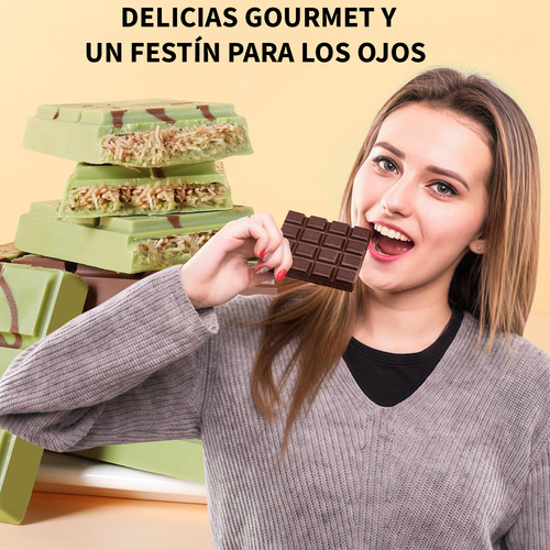 Molde De Barra De Chocolate Antiadherente Para Chocolates