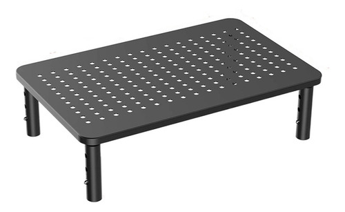 Soporte Para Monitor Y Laptop Ajustable 3 Alturas, Negro