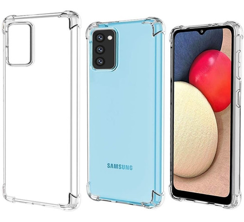 Funda Transparente Reforzada Clearcover Para Samsung A02s