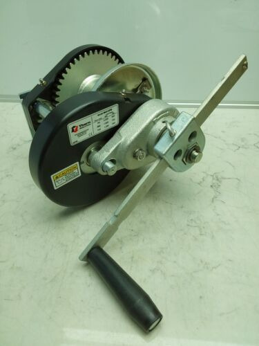 Thern M4312pb Hand Winch, Spur Gear, W/brake, 2000 Lb. Zzk