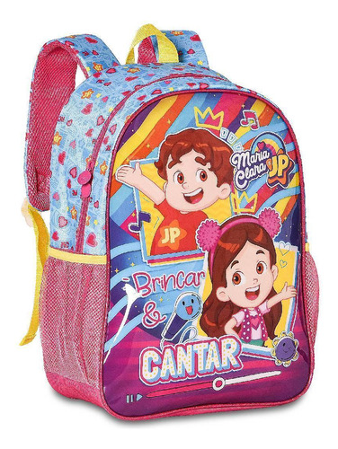 Mochila De Costas Maria Clara E Jp Infantil Escolar Youtuber