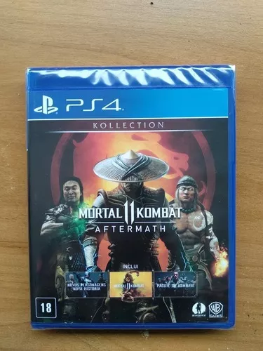 Jogo Mortal Kombat 11 Aftermath Ps4 Mídia Física Lacrado em Promoção na  Americanas