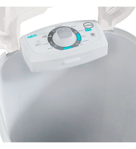 Máquina de lavar semi-automática Newmaq Clean branca 10kg 127 V