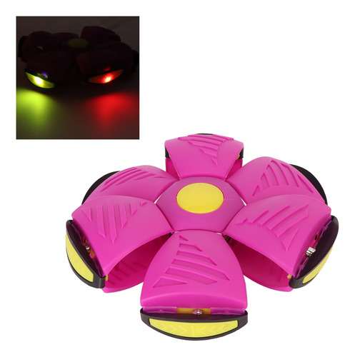 Platillo Volador Para Perros, Juguete Para Mascotas, 6 Luces