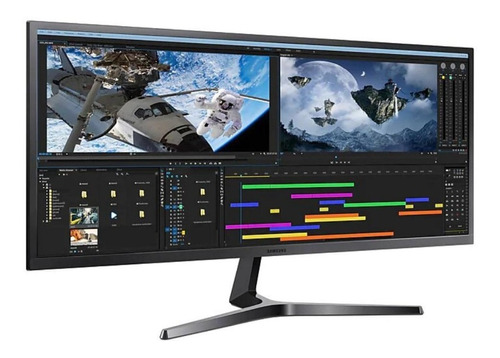 Monitor Gamer Samsung Ls34j550wqlxpe 34' 4ms 2k Ultrawide