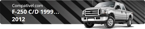 Estribo Tubular Plataforma Preto F250 F350 F4000 Cab Dupla