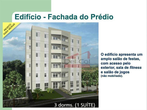 Apartamento Com 3 Dormitórios À Venda, 72 M² Por R$ 385.000,00 - Jardins De Bragança - Bragança Paulista/sp - Ap0091