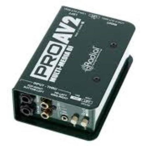 Radial Caja Directa Multimedia Pasiva Estéreo Radial Proav2