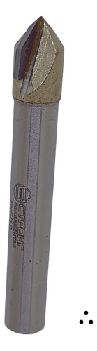 Fresa Gravadora V Bit 90 Graus Haste 6mm Corte 5/16 ( 8mm )