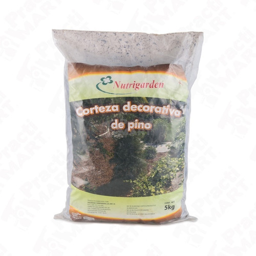 Imagen 2 de 2 de Nutrigarden Corteza De Pino Decorativa 5kg