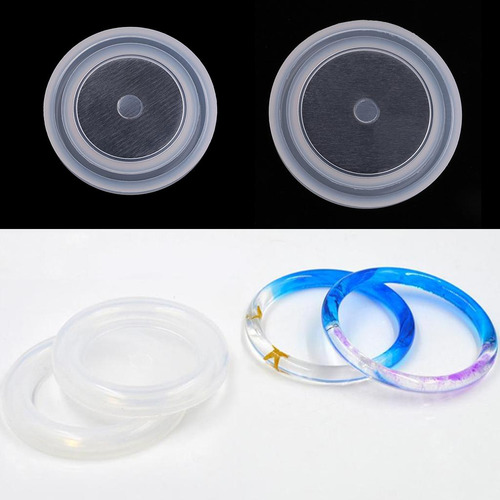 2 Juegos De De Brazalete De Silicona Para Joyas De De