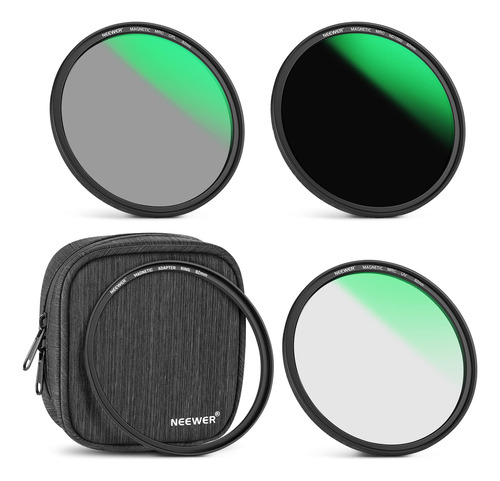 Neewer Kit De Filtro De Lente Magnética 4 En 1 De 3.228 in,