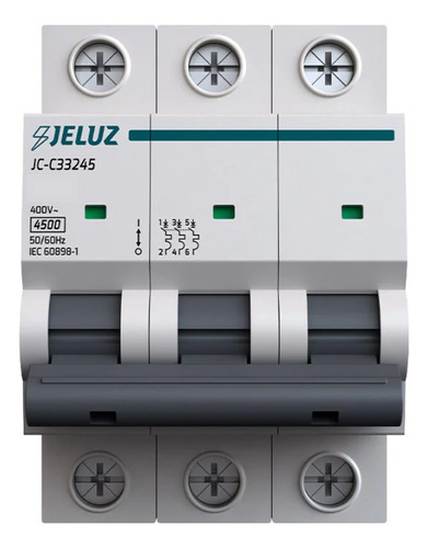 Interruptor Termomagnetico Jeluz 3 X /40a /50a /63a