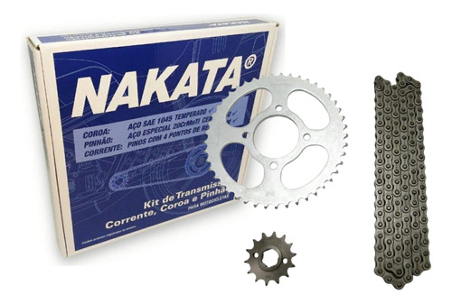 Kit Relação Transmissão Nakata Dafra Riva 150 2012-2013