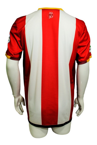 Camiseta Girona 2017-18 Local Albirroja Nueva Original Umbro