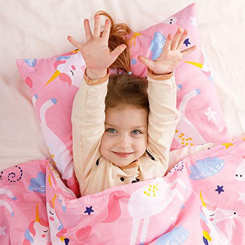 Juego De Almohada Unicornio Rosa Para Niños 35 X 50 Cm