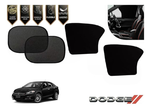 Kit Cubresol Ventana Delantera Y Trasera Dodge Dart 2015