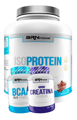 Kit Whey Protein Iso Protein Foods 2kg+ Creatina 100g