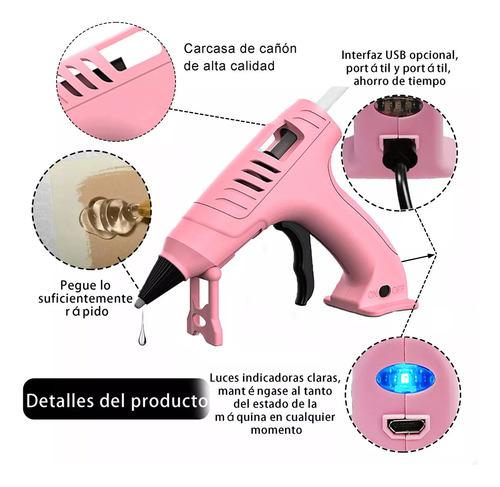 Pistola De Alambre Eléctrica E Inalámbrica Con Usb
