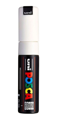 Caneta Pincel Marcador Multiuso Branco Pc-7m 4.5-5.5mm Posca