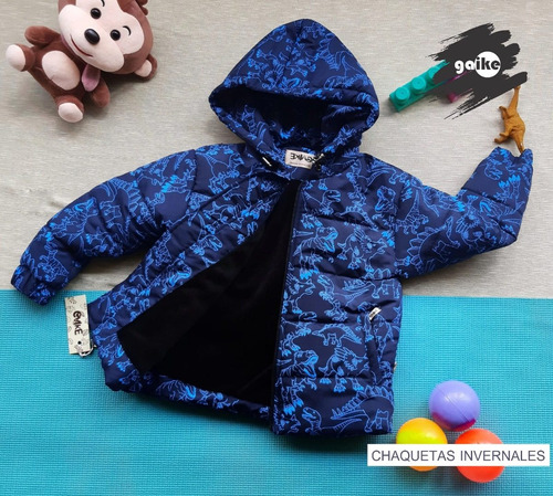 Chaqueta Impermeable Niños Dinosaurios