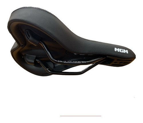 Asiento Para Bicicleta Mtb Antiprostatico Timalo Color Rojo