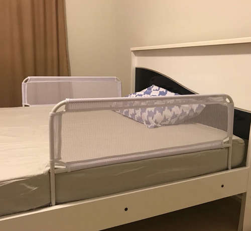 Imagem 4 de 4 de Grade De Cama Com Tela De Segurança Para Bebês E Idosos