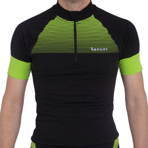 Camiseta Ciclismo Masculina Manga Curta Lupo Sport.