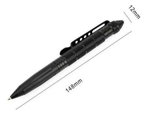 2x Lápiz Táctico Kubotan Defensa Personal Punta Metálica