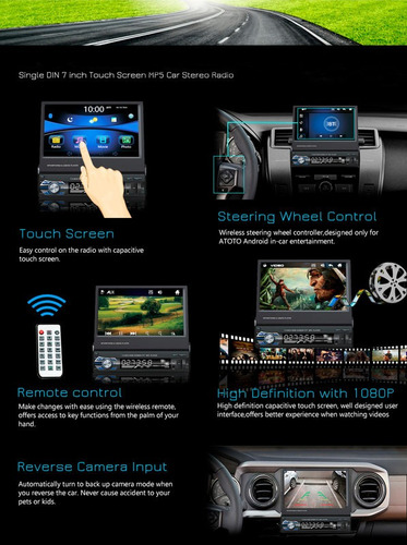 Radio 1 Din Con Pantalla Aston Martin Dbs