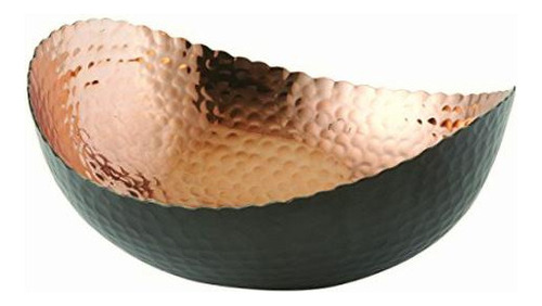 Elegance Tazón Eclipse, 21 X 19 Cm, Negro/cobre