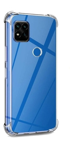 Funda Para Xiaomi Poco C3 Tpu Transparente + Glass 9h