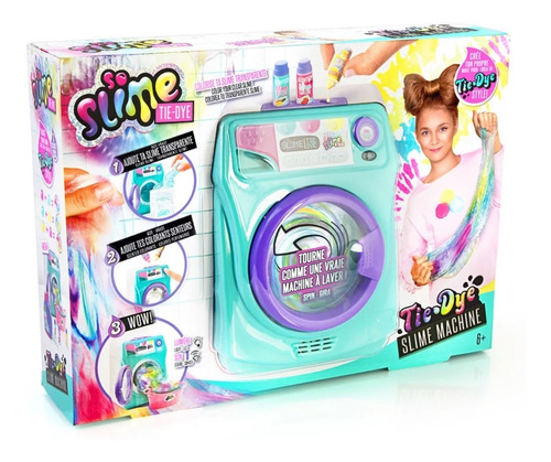 Brinquedo Kit Maquina De Lavar Slime Tie Dye Da Fun F00189