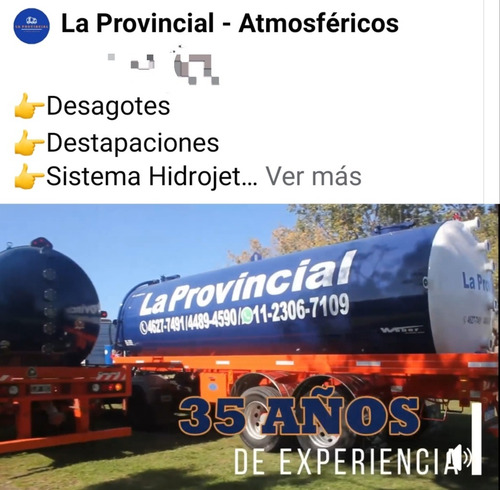 Imagen 5 de 5 de Atmosférico ,destapaciones ,hidroyet ,vactor