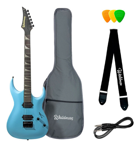 Guitarra Elétrica Waldman Superstrato Wgar441x C/ Bag Cor Lbs/b Orientação Da Mão Destro