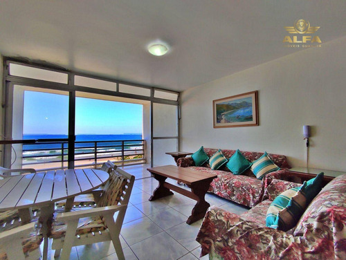 Imagem 4 de 20 de Apartamento Frente Ao Mar Na Praia Das Pitangueiras Com 2 Dormitórios Mais 1 Dependência E 1 Vaga. Guarujá-sp.; - Ap1420