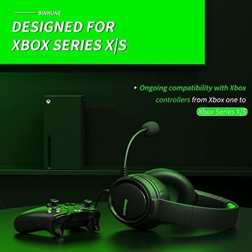 Auriculares Para Juegos Binnune Con Micrófono Para Xbox Ser