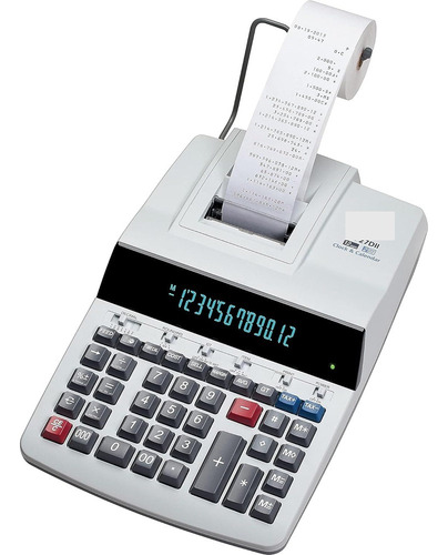 Calculadora De Mesa Canon Mp27dii, Branca