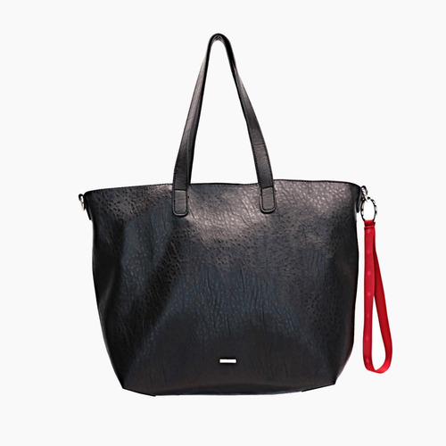 Cartera Tote Preto Mujer Lounge