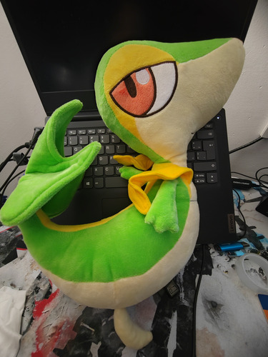 Peluche De Snivy Pokemon 32cm Verde (Usado)