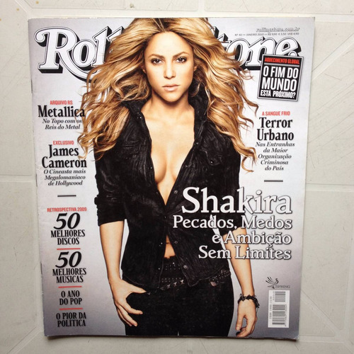 Revista Rolling Stone Shakira Metallica Daniela Mercury H418