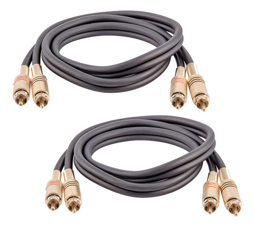 Seismic Audio Altavoces Dobles De 2 Cables De Conexion De Au
