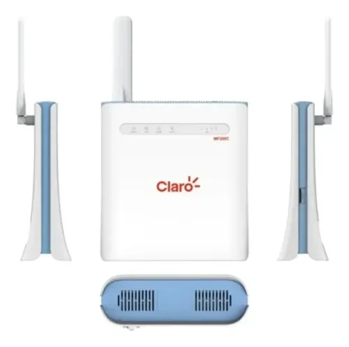 Modem Roteador 3g 4g Zte Mf 286c Chip Rural Cor Branco