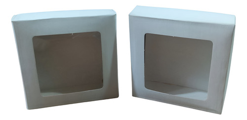 Cajita Cartón Souvenirs 7x7x3. X25u Blanco