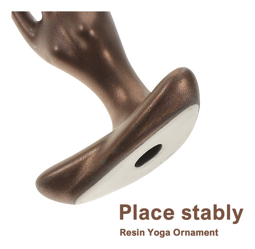 Estatua De Yoga Para Escritorio, Decoración De Resina Para E