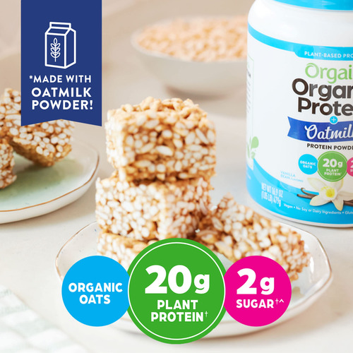 Orgain Protena Vegana En Polvo + Leche De Avena, Grano De Va