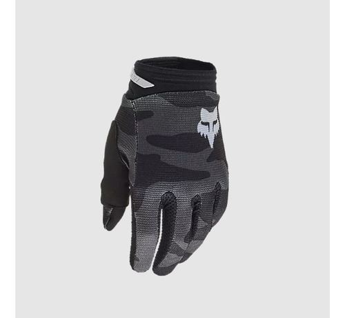Guante Fox Niño 180 Bnkr Glove Negro Gris Talla L
