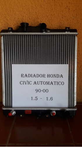 Radiador Honda Civic Automático Del 90/00 1.5 - 1.6